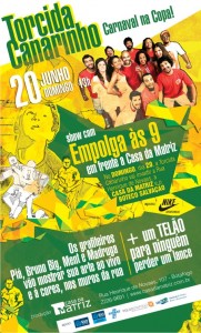 Flyer Empolga jogo Brasil Flyer Empolga jogo Brasil